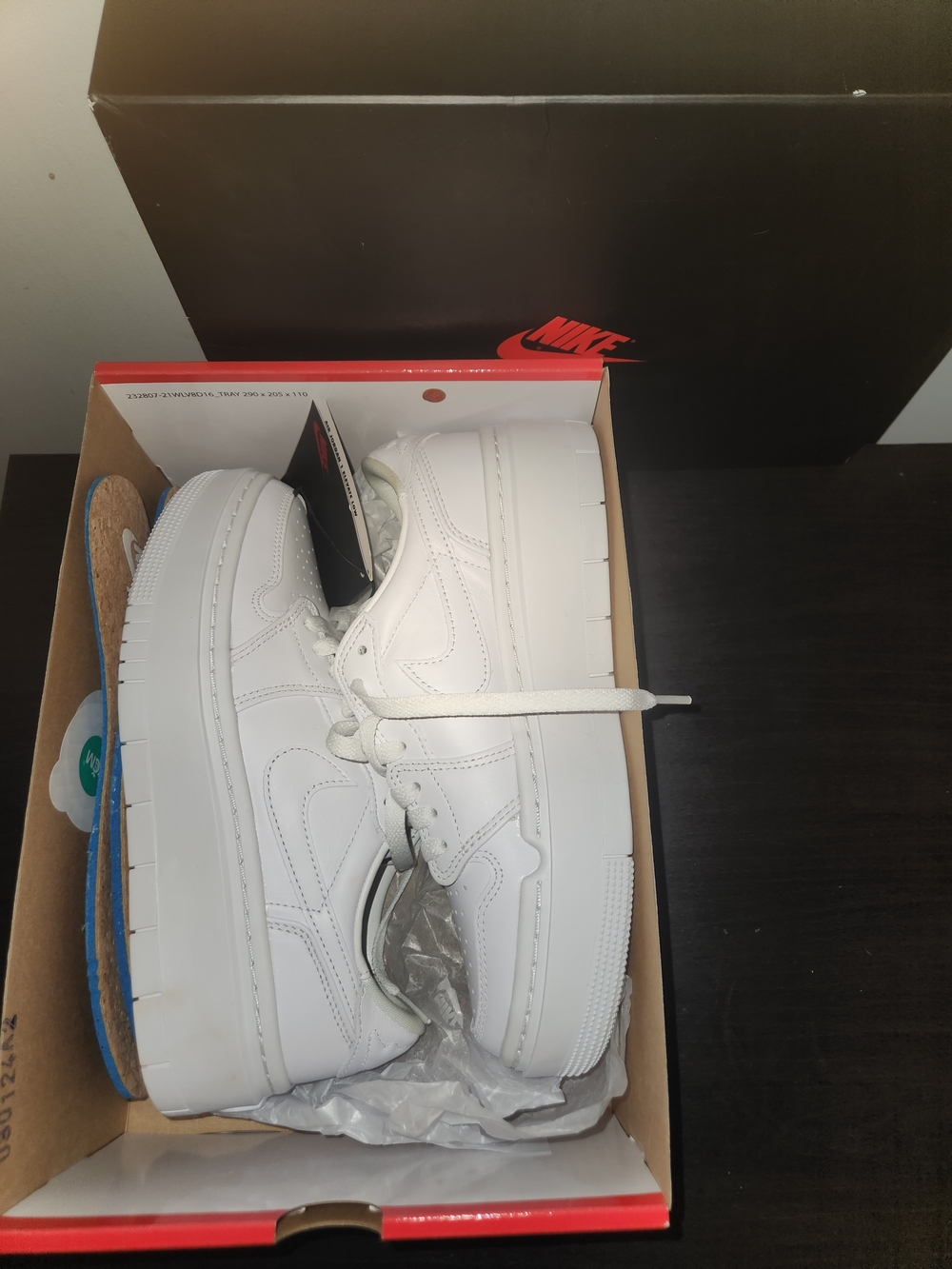 Nike Women's White Platform Low-Top Sneakers
